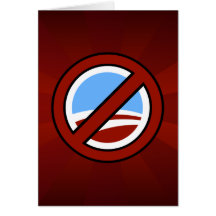 Ningún Obama: Su cambio no está en mi cartera Tarjetas