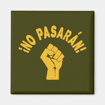Ningún Pasaran - no pasarán Imán De Frigorífico