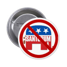 Ningún Santorum Pin