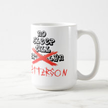 Ningún sueño hasta Patterson/le considera en novie Taza De Café