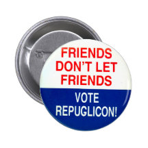¡Ningún voto Repuglicon! - Botón Pin