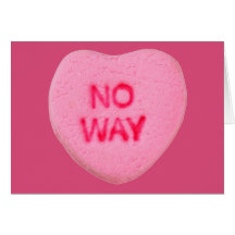 Ninguna Anti-Tarjeta del día de San Valentín de la