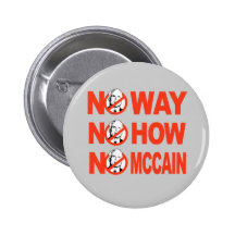 NINGUNA MANERA, NINGUNA CÓMO, NINGÚN botón de MCCA Pins