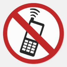 NINGUNA muestra de la ZONA del TELÉFONO - pegatina