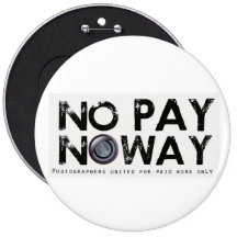 ¡Ninguna paga ninguna manera! Pin