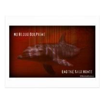 Ninguna postal de los delfínes de la sangre