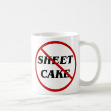 ¡Ninguna torta de la hoja! Tazas De Café