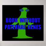 Ningunos genes paternales impresiones