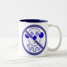 Ningunos payasos - arándano tazas de café