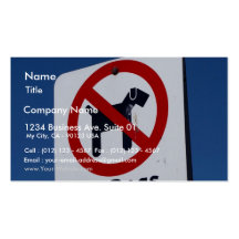 Ningunos perros permitidos plantilla de tarjeta de negocio