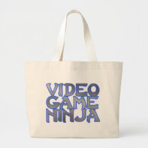 NINJA del VIDEOJUEGO (azules) Bolsa De Mano