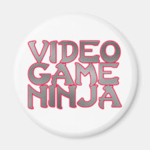 NINJA del VIDEOJUEGO (rojos) Imanes Para Frigoríficos