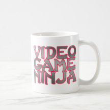 NINJA del VIDEOJUEGO (rojos) Tazas