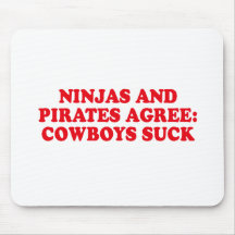 NINJAS Y LOS PIRATAS ESTÁN DE ACUERDO QUE LOS VAQU TAPETE DE RATON