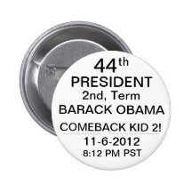 ¡NIÑO 2 DE LA REAPARICIÓN DE PRESIDENTE BARACK OBA PINS