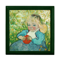 Niño con un naranja de Vincent van Gogh cajas de regalo