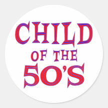Niño de 50s pegatinas  