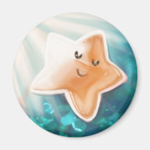 Niño de la estrella iman de nevera