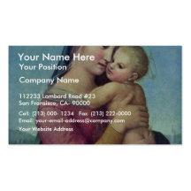 Niño de Maria y de Cristo de Raffael (la mejor cal Plantilla De Tarjeta De Visita