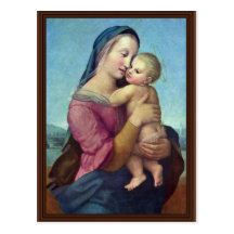 Niño de Maria y de Cristo de Raffael (la mejor cal Tarjeta Postal