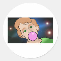 Niño del espacio pegatina