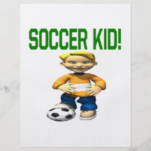 Niño del fútbol tarjeta publicitaria