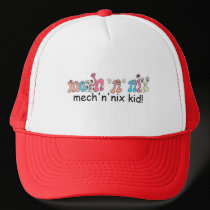 ¡niño del mech'n'nix! gorras
