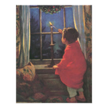 Niño del vintage, Nochebuena, Jessie Willcox Smith Comunicado Personal
