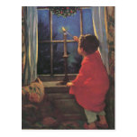 Niño del vintage, Nochebuena, Jessie Willcox Smith Tarjetas Postales