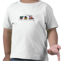 Niño T del tren de Choo Choo Camiseta