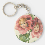 Niños de flor llaveros personalizados