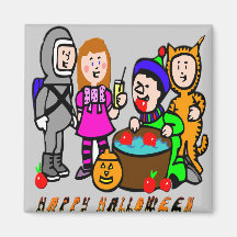Niños de Halloween Imán Para Frigorífico
