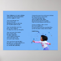 Niños de Kahlil Gibran Posters