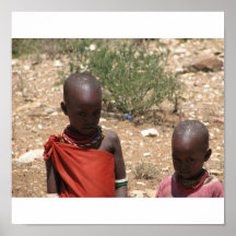Niños de Samburu Impresiones