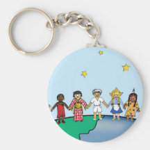 Niños del mundo llaveros