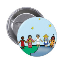 Niños del mundo pin