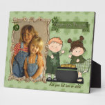 Niños del trébol placas con fotos