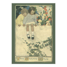Niños del vintage, pared Jessie Willcox Smith del  Comunicados Personalizados