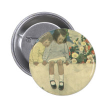 Niños del vintage, pared Jessie Willcox Smith del  Pins