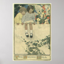 Niños del vintage, pared Jessie Willcox Smith del  Posters