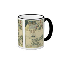 Niños del vintage, pared Jessie Willcox Smith del  Taza De Café