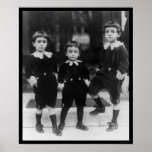 Niños en pequeño señor Fauntleroy Suits 1914 Poster