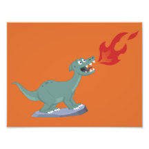 Niños Fuego-Que respiran arte del dinosaurio de Je Fotografias