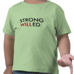 Niños fuertes principales camiseta