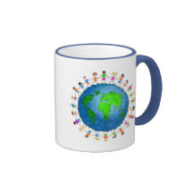 Niños globales taza