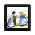 Niños holandeses cajas de joyas