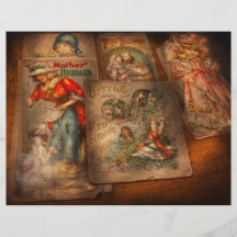 Niños - libros - cuentos de hadas tarjeta publicitaria