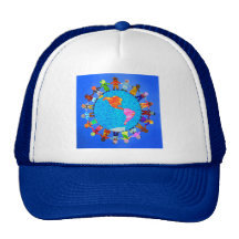 Niños pacíficos gorras de camionero
