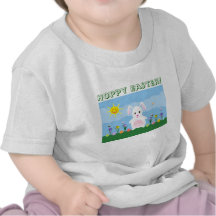 Niños y bebé de lúpulo de Pascua Camiseta