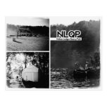 NLQP - Repisas de Nelson - negro y blanco Tarjetas Postales